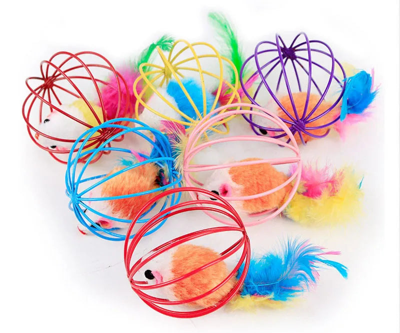 5pcs Mouse Cage Toy Ball