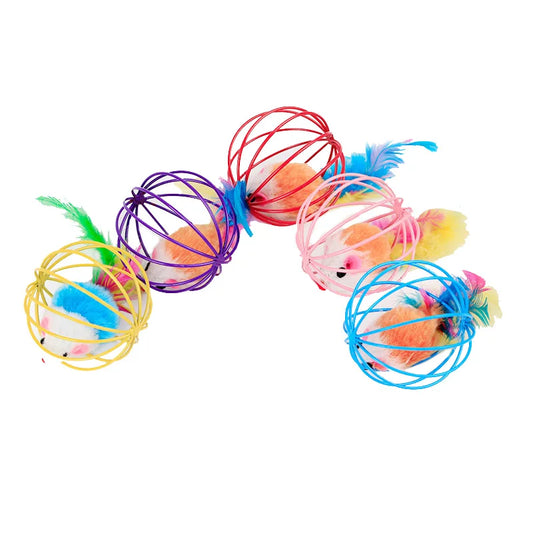 5pcs Mouse Cage Toy Ball