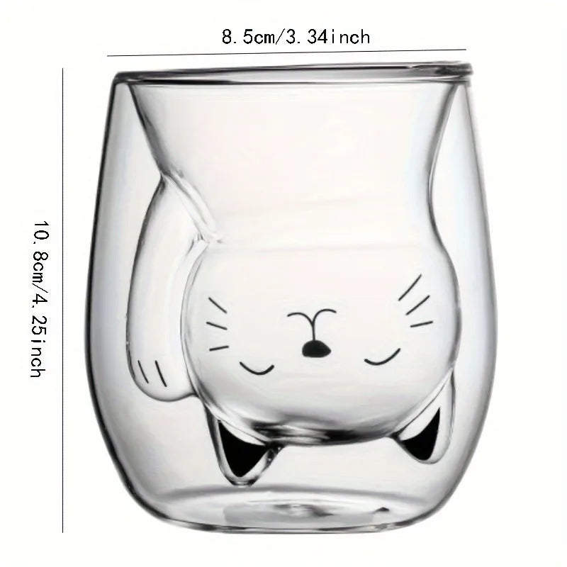 200ml Double Wall Glass Cup